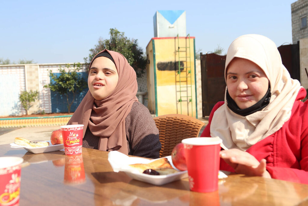 Meals for the children at White Hearts Center